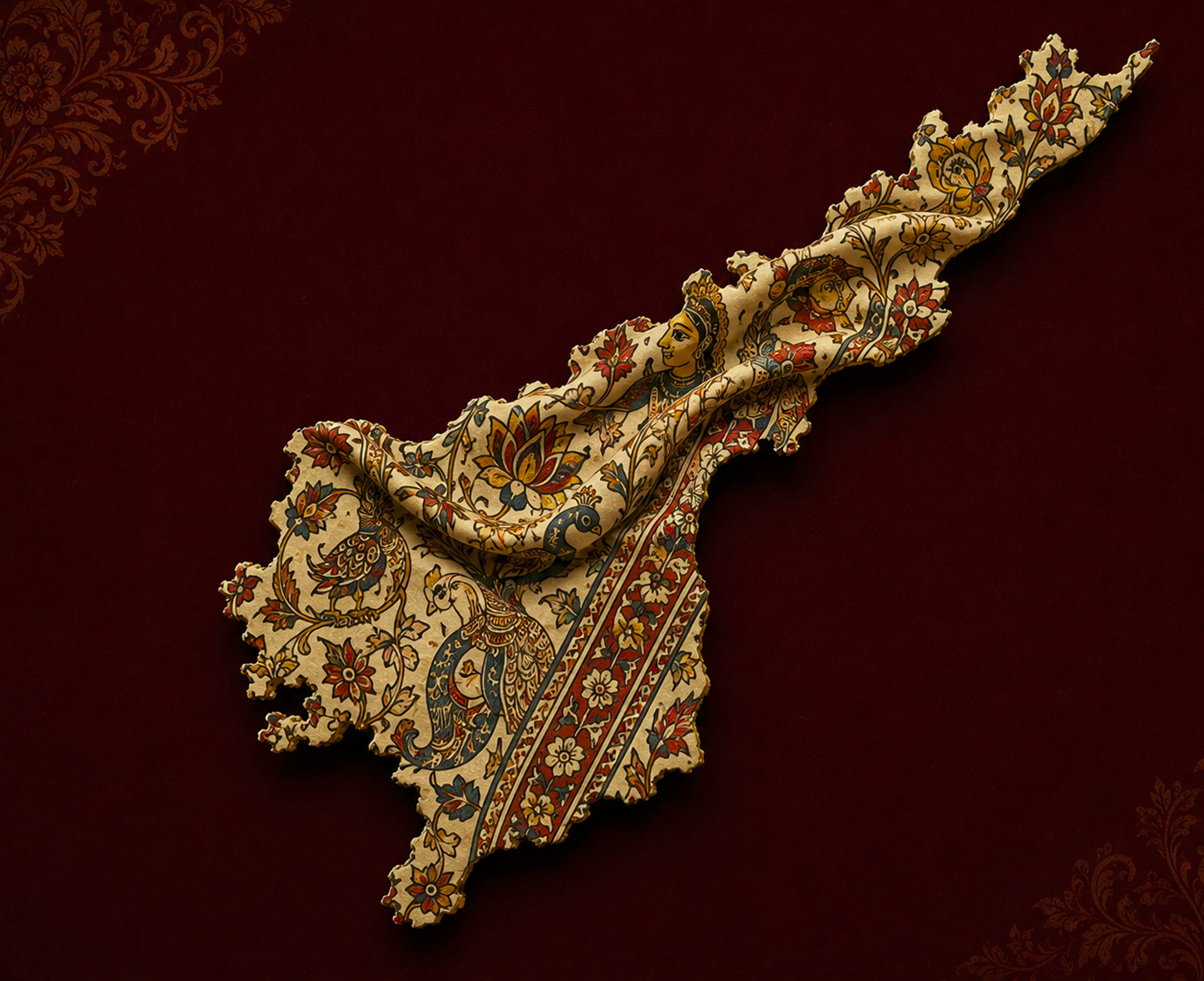 Andhra Pradesh KALAMKARI & UPPADA